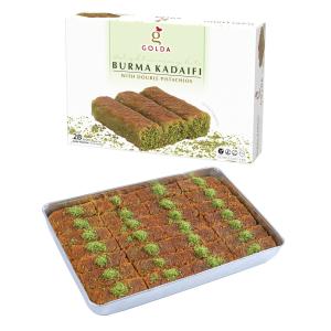 Golda Burma Kadaifi w/ Double Pistachios 3.1 lb (1.41 kg)