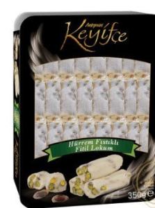 Keyifce Turkish Delight Roll With Pistachios "Hurrem" (350 g) 12.3 oz