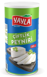 Yayla Farm White Cheese %60 Fat (800 g) Can (Ciftlik Peyniri) 28.2 oz (799 g)