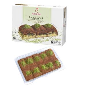 Golda Milk & Cocoa Baklava w/ Double Pistachios 350 g