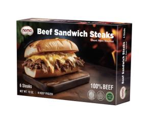 Nema Beef Sandwich Steaks 12 oz (340 g)