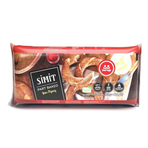 SIMIT SARAYI TURKISH BAGEL HALF COOKED 4 Pcs