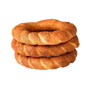 SIMIT SARAYI TURKISH BAGEL HALF COOKED 100gr x 75 PCS 7.5KG