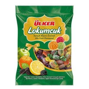 ULKER LOKUMCUK SUGAR FRUIT AROMA MIXED 350 GR